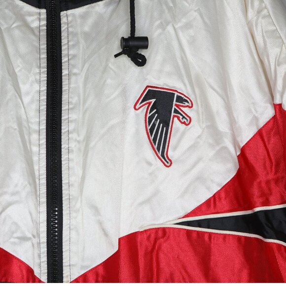 VINTAGE Pro Player NFL Atlanta Falcons Puffer Jacket Starter Parka Bomber Coat - Picture 9 of 16